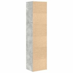 Berkfield Home Bookcase Concrete Grey 31x24x127 cm Engineered Wood - Size: 31 x 24 x 127 cm - thumbnail 6
