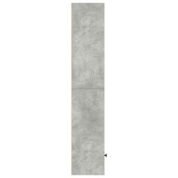 Berkfield Home Bookcase Concrete Grey 31x24x127 cm Engineered Wood - Size: 31 x 24 x 127 cm - thumbnail 5