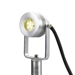 Netlighting Spennymoor Starter kit including 3 x 12V Spotlights 3 x Poles 6m cable & 12V Transformer IP54 in Grey - thumbnail 2