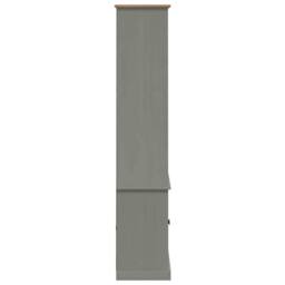 Berkfield Home Bookcase VIGO Grey 85x35x170 cm Solid Wood Pine - Size: 85 x 35 x 170 cm - thumbnail 6