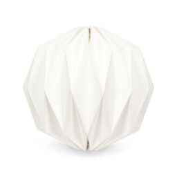 ValueLights Astrid Easy Fit Origami White Lampshade with LED Bulb - thumbnail 2