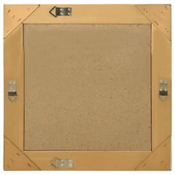 Berkfield Home Wall Mirror Baroque Style 50x50 cm Gold - thumbnail 3