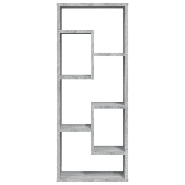 Berkfield Home Wall Shelf Grey Sonoma 36x16x90 cm Engineered Wood - Size: 36 x 16 x 90 cm - image 1