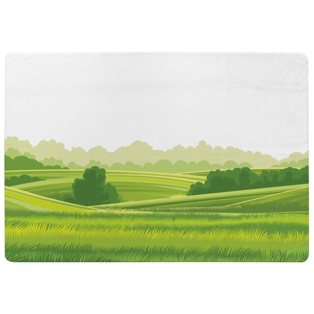 Benjamin Tate Design Landscape Illustration Designer Rug in Natural - Size: Large - image 1