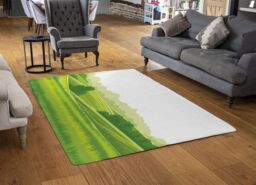 Benjamin Tate Design Landscape Illustration Designer Rug in Natural - Size: Large - thumbnail 2