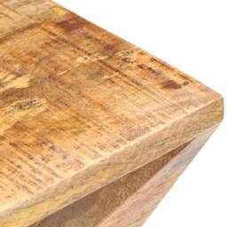 Berkfield Home Side Table 35x35x55 cm Solid Mango Wood in Brown - Size: 35 x 35 x 55 cm - thumbnail 3