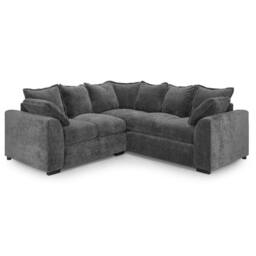 Furnishings For Less UK Colby Grey 5 Seater L Shaped Corner Sofa Fabric - thumbnail 2