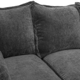 Furnishings For Less UK Colby Grey 5 Seater L Shaped Corner Sofa Fabric - thumbnail 4