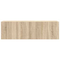 Berkfield Home 8 Piece TV Cabinet Set Sonoma Oak Engineered Wood in Light Tan - thumbnail 7