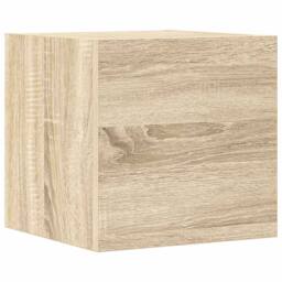 Berkfield Home 8 Piece TV Cabinet Set Sonoma Oak Engineered Wood in Light Tan - thumbnail 5