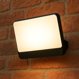 CGC Lighting 'Parry' 15W LED Floodlight Black Body with Full Front White Opal Diffuser 1300lm 4000k - thumbnail 2