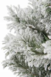 Neo 7ft Flocked Snow Effect Spruce Fir Tree Artificial Christmas Tree Xmas in Bottle Green - thumbnail 3