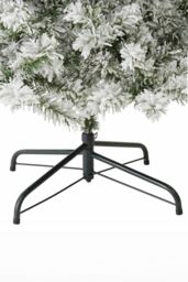 Neo 7ft Flocked Snow Effect Spruce Fir Tree Artificial Christmas Tree Xmas in Bottle Green - thumbnail 5