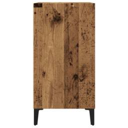 Berkfield Home Sideboard Old Wood 57x35x75 cm Engineered Wood in Brown - Size: 57 x 35 x 75 cm - thumbnail 5