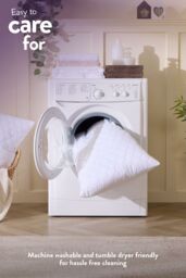 Slumberdown Feels Like Down 13.5 Tog Duvet with 2 Rebound Pillows in White - Size: Super King - thumbnail 5