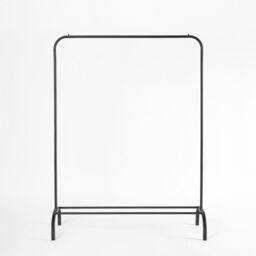 OHS Heavy Duty Clothes Rail Display Hanging Stand with Shoe Rack in Black - thumbnail 3