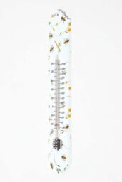 Homescapes Outdoor Thermometer with Bee Design in White - thumbnail 3