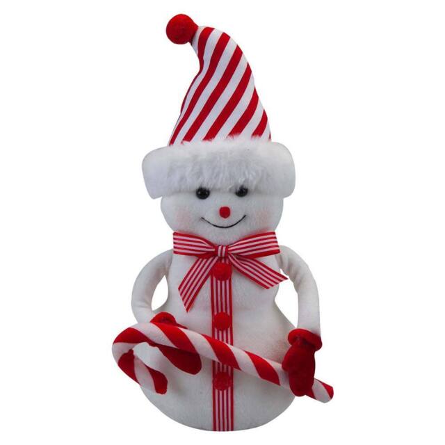 VFM e-Store Christmas Snowman Decoration 32cm x 13cm White X 1 - Size: 32 cm x 13 cm - image 1