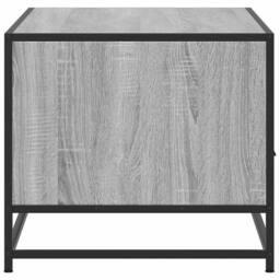 Berkfield Home Coffee Table Grey Sonoma 100x50x45 cm Engineered Wood & Metal - Size: 100 x 50 x 45 cm - thumbnail 6