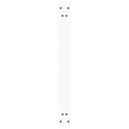 Berkfield Home Dining Table Legs V-Shape 3 pcs White 90x(72-73.3) cm Steel - thumbnail 7