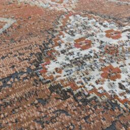 The Rug Shop UK Orange Traditional Persian Easy to clean Machine Made Geometric Rug - Size: 195 cm x 290 cm - thumbnail 2