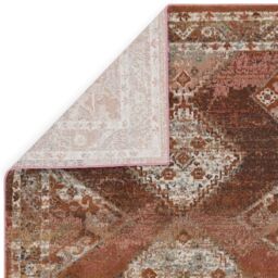 The Rug Shop UK Orange Traditional Persian Easy to clean Machine Made Geometric Rug - Size: 195 cm x 290 cm - thumbnail 5