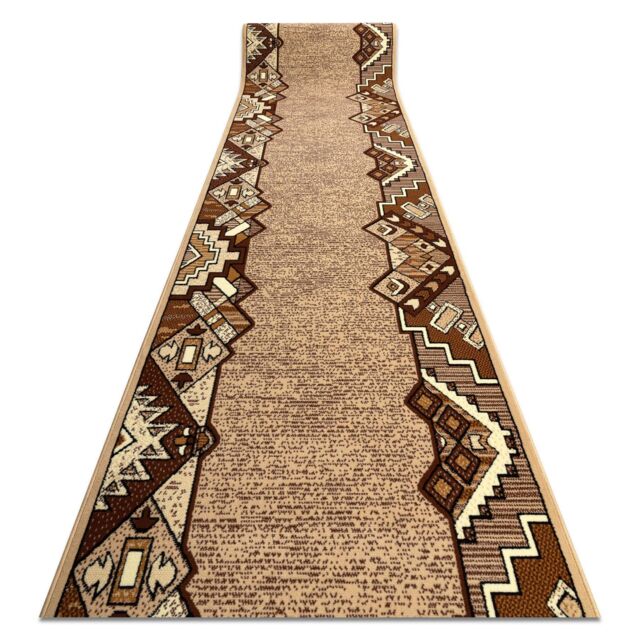 RugsX Bcf Baryton Runner in Beige - Size: 120 cm x 470 cm - image 1