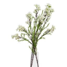 Hill Interiors The Natural Garden Collection Waxflower Artificial Flower in White - thumbnail 4