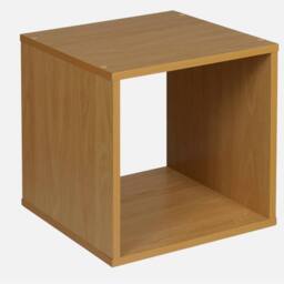 Havendro Beach Modern Wooden Bookcase Shelving Display Storage Shelf in Light Brown - thumbnail 2