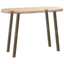 Berkfield Home Modern Coffee Table Legs 4 pcs Natural Steel 72 cm Steel in Brown - thumbnail 8