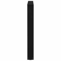 Berkfield Home Modern Dining Table Legs V-Shape 3 pcs Black 90x(72-73.3) cm Steel - thumbnail 6