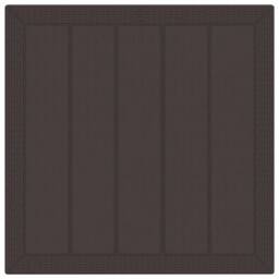 Berkfield Home Garden Dining Set Set of 3 Dark Brown Polypropylene Resin - thumbnail 6