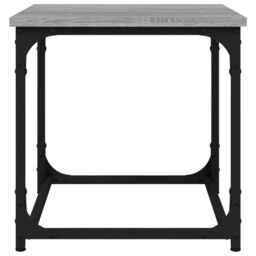 Berkfield Home Side Table Grey Sonoma 40x40x40 cm Engineered Wood - Size: 40 x 40 x 40 cm - thumbnail 5