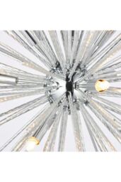 Netlighting Lena 9 Light Spherical Pendant Chrome Plate G9 in Grey - thumbnail 3
