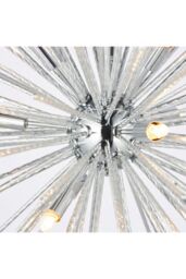 Netlighting Lena 9 Light Spherical Pendant Chrome Plate G9 in Grey - thumbnail 4