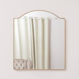 Melody Maison Antique Gold Metal Framed Wall Mirror - 50cm X 65cm - Size: 50 cm X 65 cm - thumbnail 6