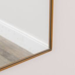 Melody Maison Antique Gold Metal Framed Wall Mirror - 50cm X 65cm - Size: 50 cm X 65 cm - thumbnail 5
