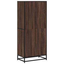 Berkfield Home Bookcase Brown Oak 60x35x139 cm Engineered Wood - Size: 60 x 35 x 139 cm - thumbnail 6