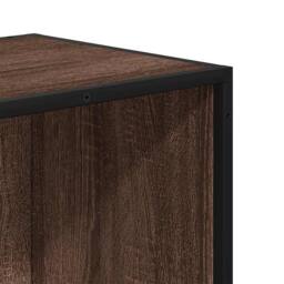 Berkfield Home Bookcase Brown Oak 60x35x139 cm Engineered Wood - Size: 60 x 35 x 139 cm - thumbnail 7