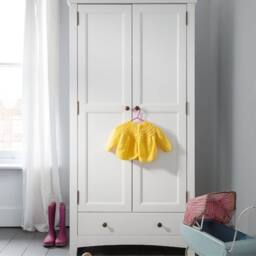 Nöa and Nani Birte Wardrobe with Storage in White - thumbnail 3