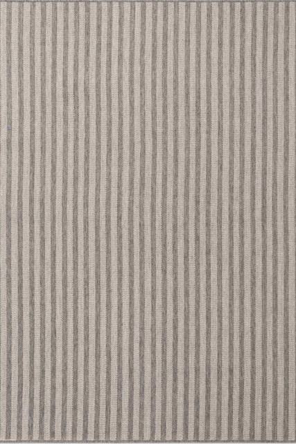 Ted Baker Indoor Outdoor Flatweave Linley Rug Striped in Grey - Size: 160 cm x 230 cm - image 1