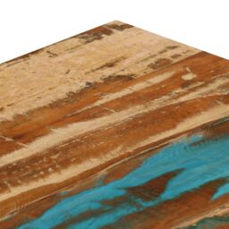 Berkfield Home Coffee Table 100x50x35 cm Solid Reclaimed Wood & Steel in Brown - Size: 100 x 50 x 35 cm - thumbnail 5