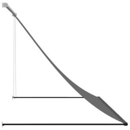 Berkfield Home Retractable Awning Anthracite 250x150 cm Fabric & Steel in Dark Grey - thumbnail 4