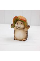 KDMD Brown Textured Ceramic Hedgehog - thumbnail 1