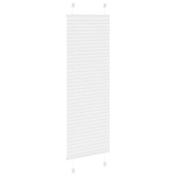 Berkfield Home Pleated Blind White 50x100 cm Fabric Width 49.4 cm Polyester - thumbnail 4