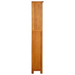 Berkfield Home 5-Tier Bookcase 70x22x140 cm Solid Oak Wood in Brown - Size: 70 x 22 x 140 cm - thumbnail 3