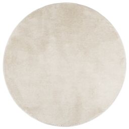 Berkfield Home Rug OVIEDO Short Pile Beige √ò 120 cm - Size: Medium - thumbnail 2
