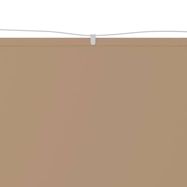Berkfield Home Vertical Awning Taupe 140x600 cm Oxford Fabric - image 1