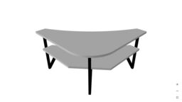 Destina Home Corner TV Stand Entertainment Center Kiberya in Light Brown - Size: 1 Pack - thumbnail 9