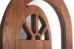 Primrose 6ft x 2ft 8in Glass Illusion Mirror Gate - by Reflect™ in Silver - thumbnail 4